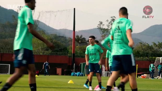 Flamengo's first session before Independiente del Valle clash